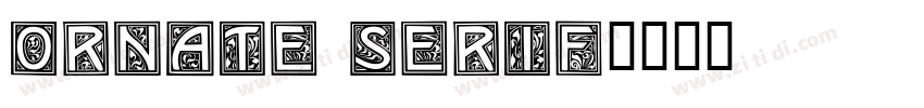 Ornate Serif字体转换